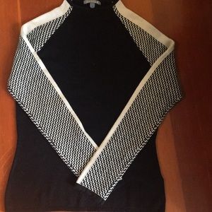 Smartwool black/cream chevron sleeve sweater